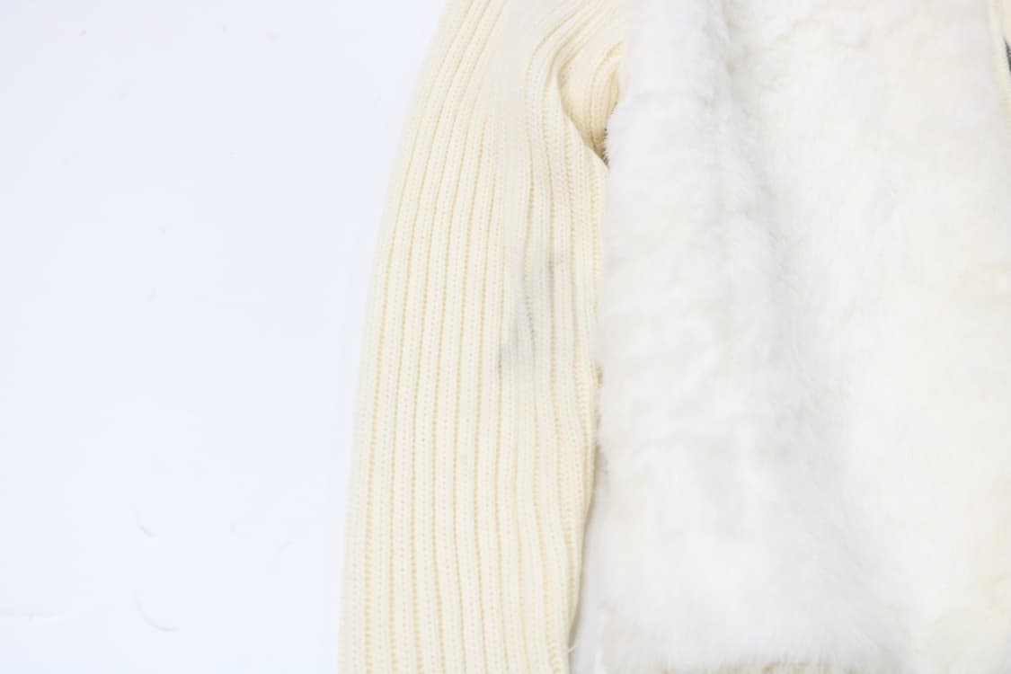 ARW  퍼 니트 자켓 상품이미지6