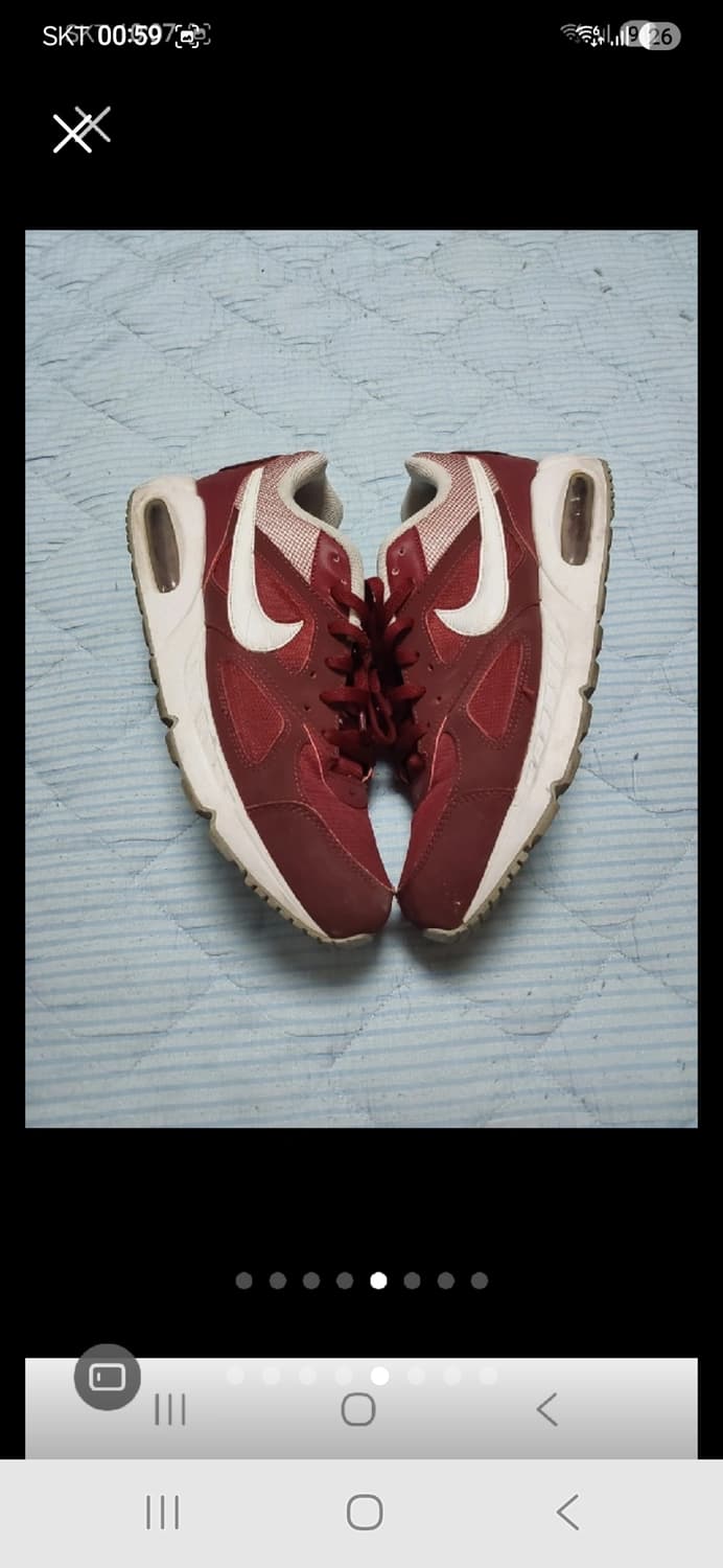 나이키 에어맥스 코트 버건디 265 상품이미지5