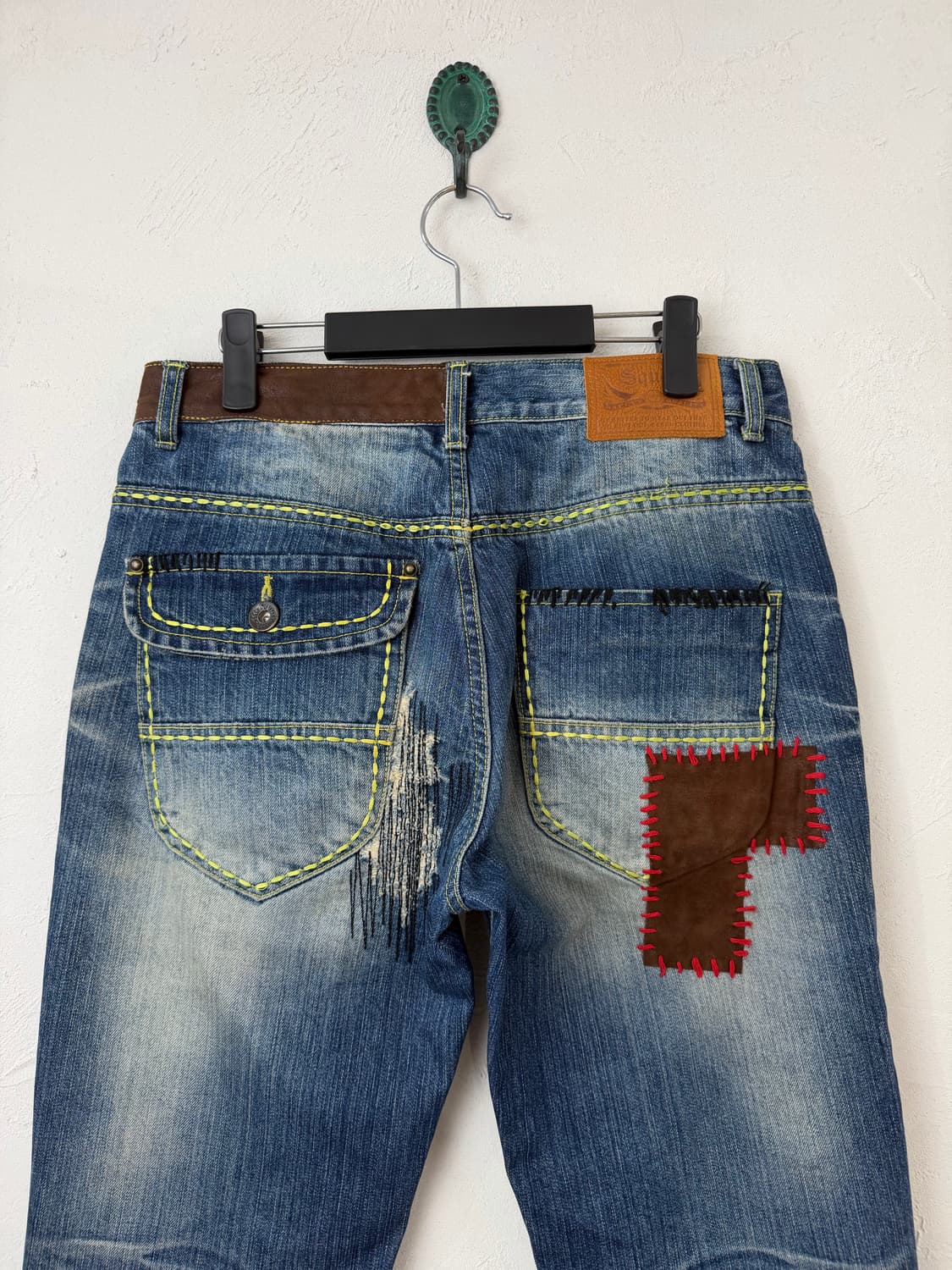 00s 패치워크 데님 팬츠 상품이미지6
