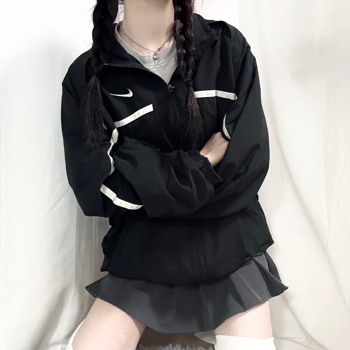 나이키 블랙 바람막이 상품이미지3