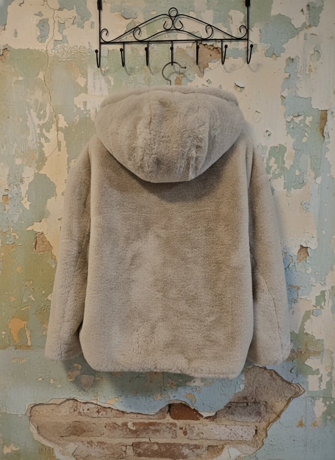 자라 에코 퍼 후드 자켓 M 상품이미지2