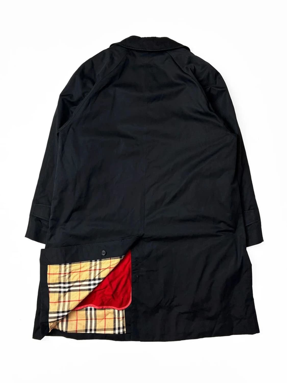 버버리 90's 레드 울 안감 싱글 코트 PN5717 상품이미지5