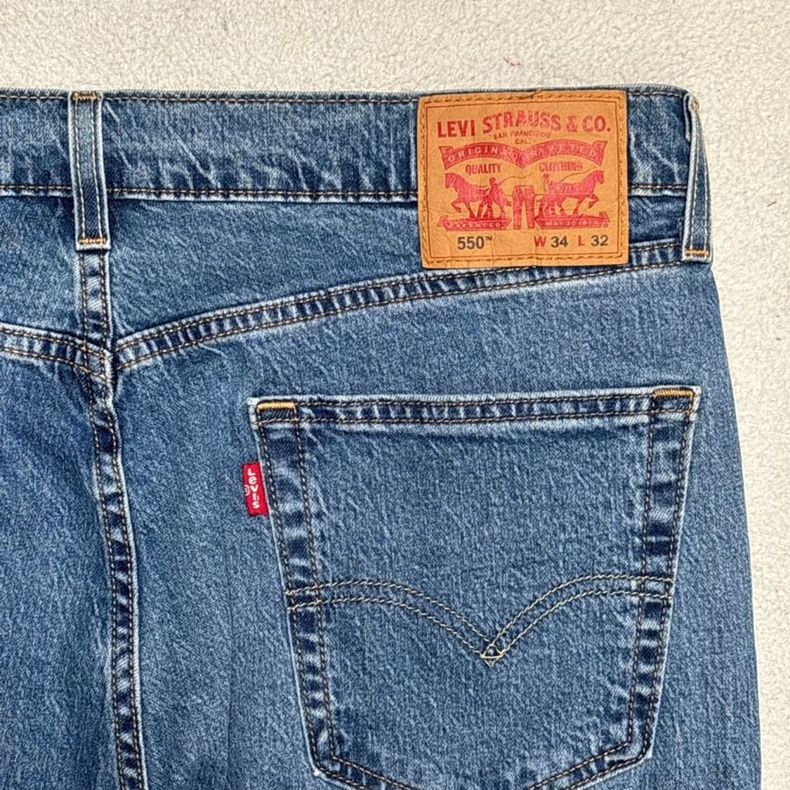 LEVI STRAUSS & CO 550 데님팬츠 34 | 32 상품이미지9