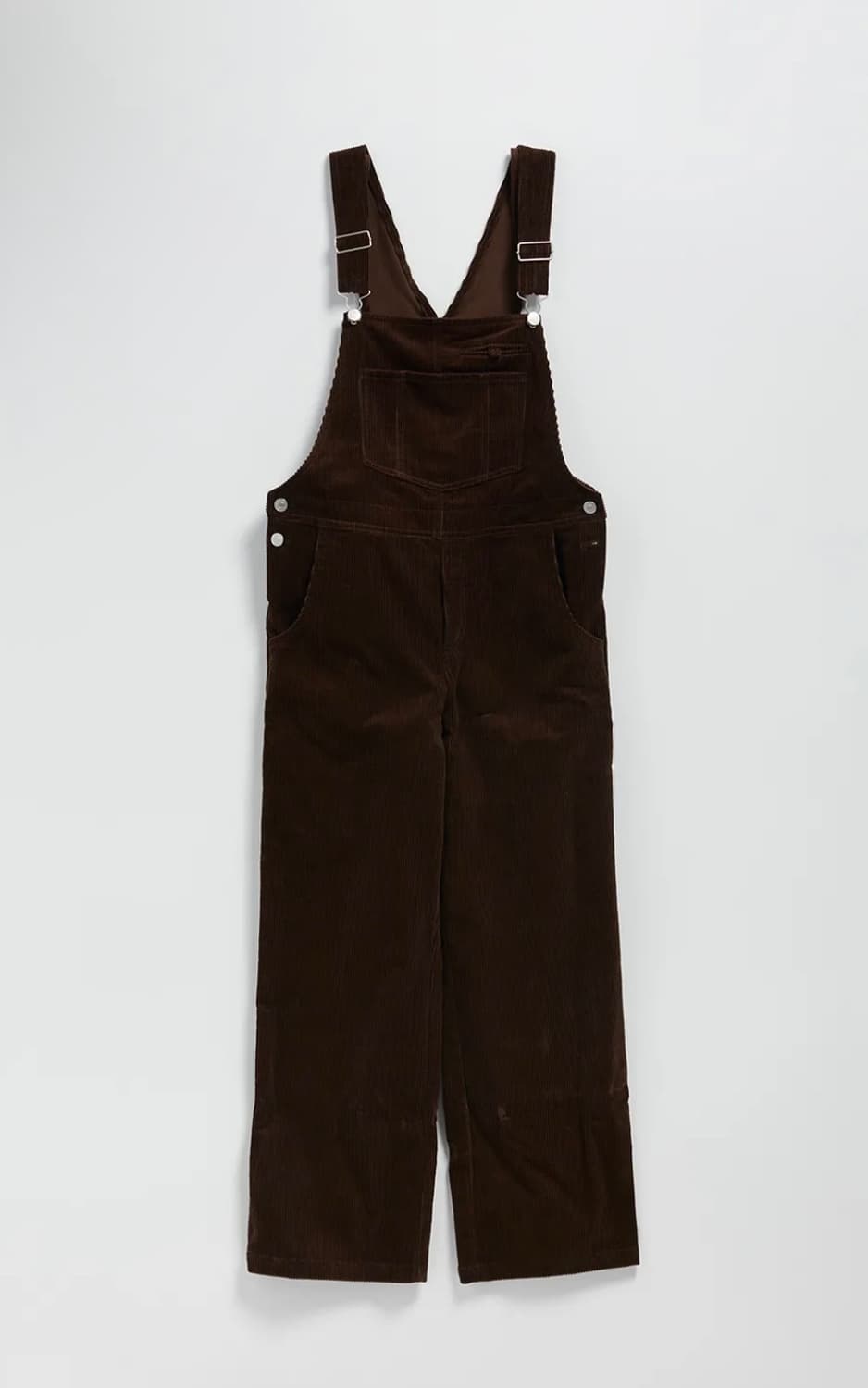 오버듀플레어 코듀로이 오버롤 브라운 상품이미지2