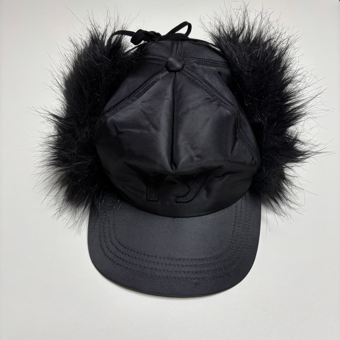 OPEN YY 포우 퍼 이어플랩 캡 (블랙) 상품이미지2