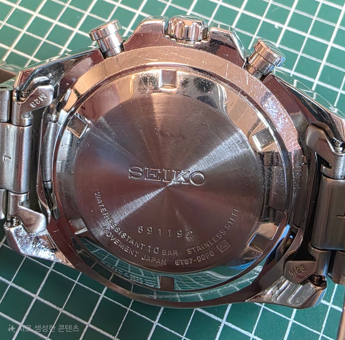 세이코 (SEIKO) 쿼츠 크로노 그래프 8T67-00F0 시계  상품이미지3