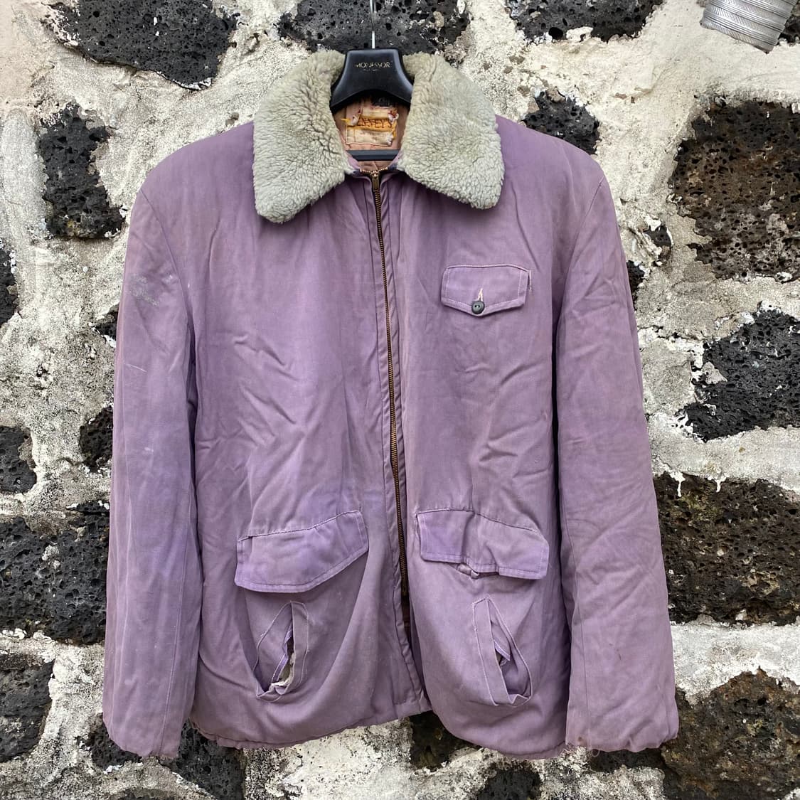 50's 페니즈 개버자켓 카라무스탕 상품이미지1