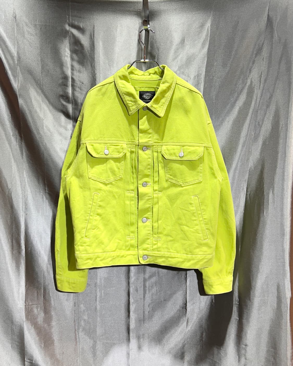 M 디키즈 투포켓 네온그린 데님 자켓 상품이미지2
