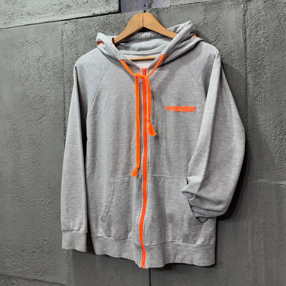 랭글러 그레이 후드 집업 (S)  상품이미지2