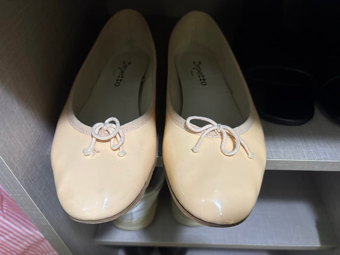 Repetto flat shoes 레페토 플랫슈즈 살구 38 상품이미지1