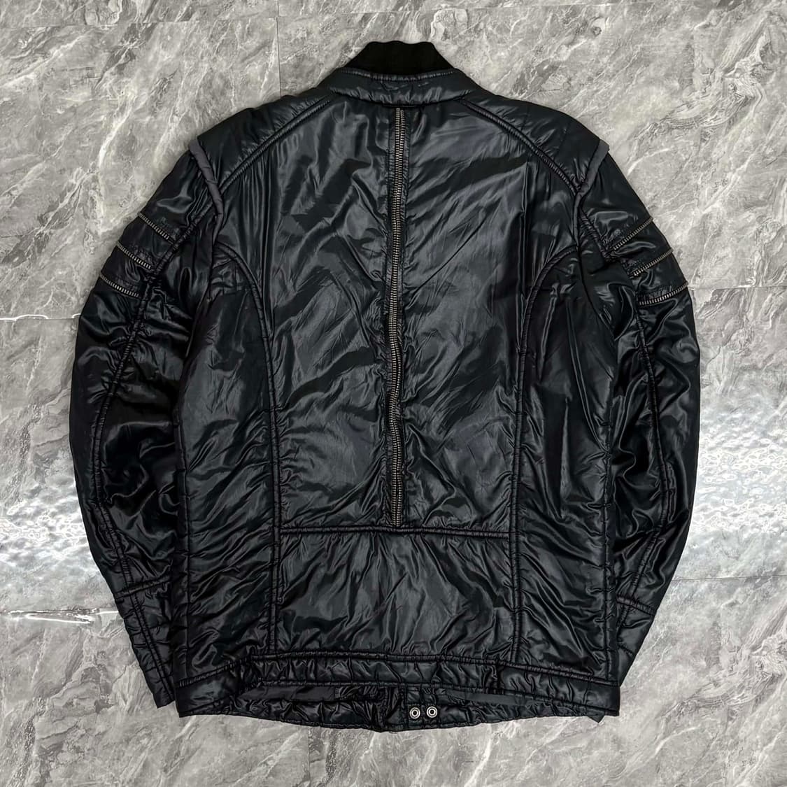 디젤 유틸리티 멀티포켓 블랙 라이더 패딩 자켓(S) 상품이미지2