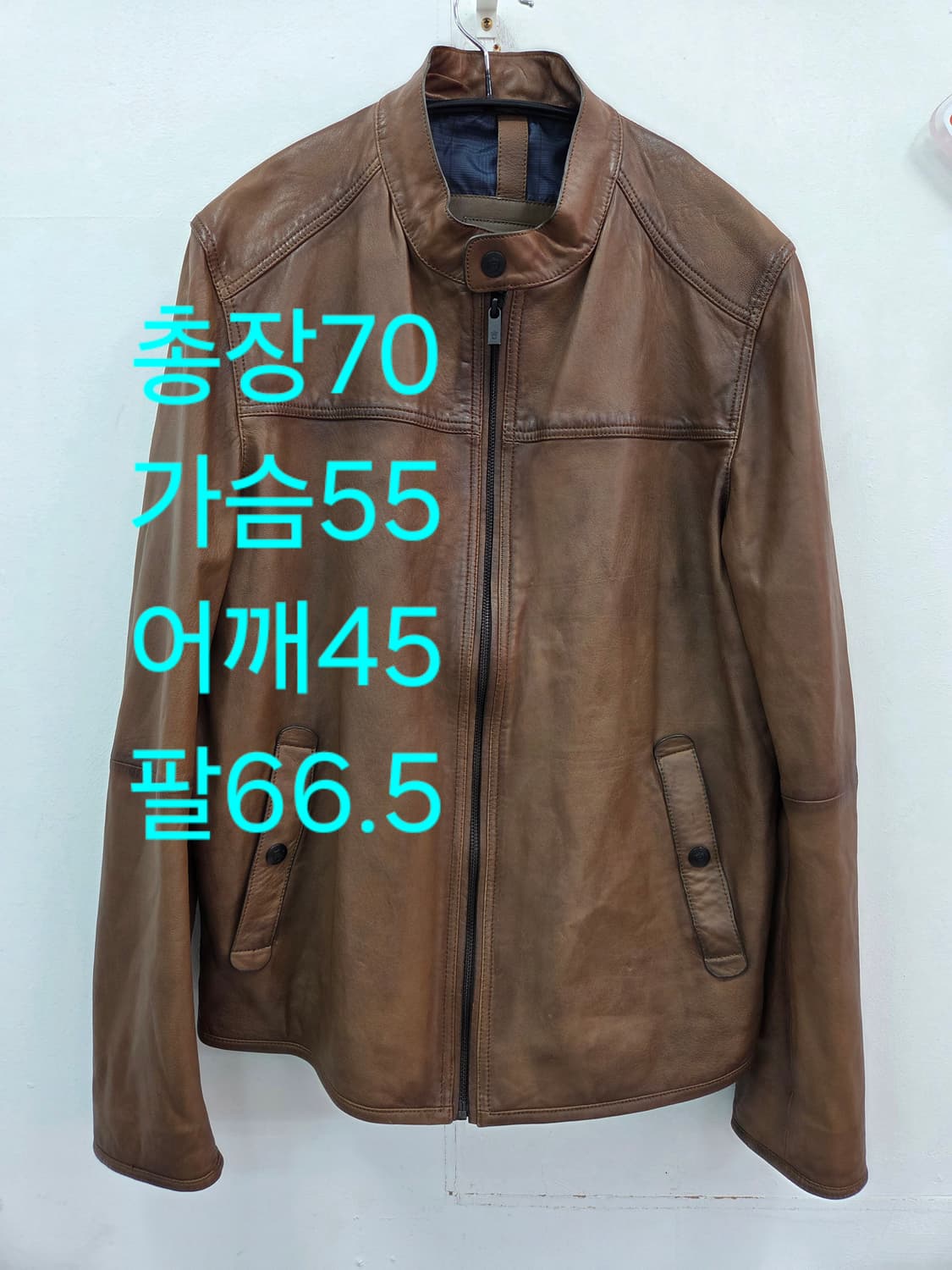 XL 마시모두띠 브라운 양가죽 자켓 상품이미지1