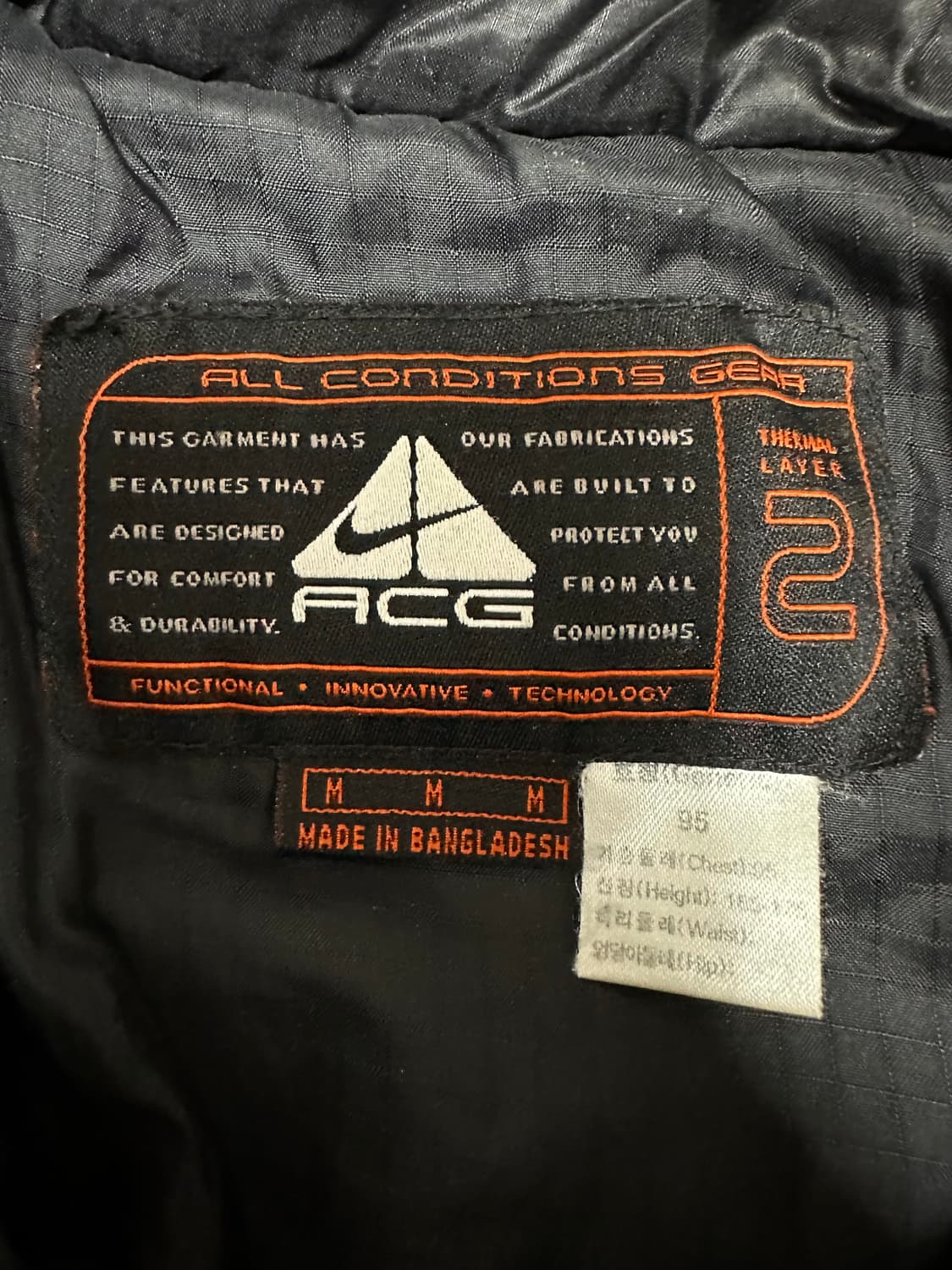 나이키 ACG 블랙 패딩조끼 상품이미지5