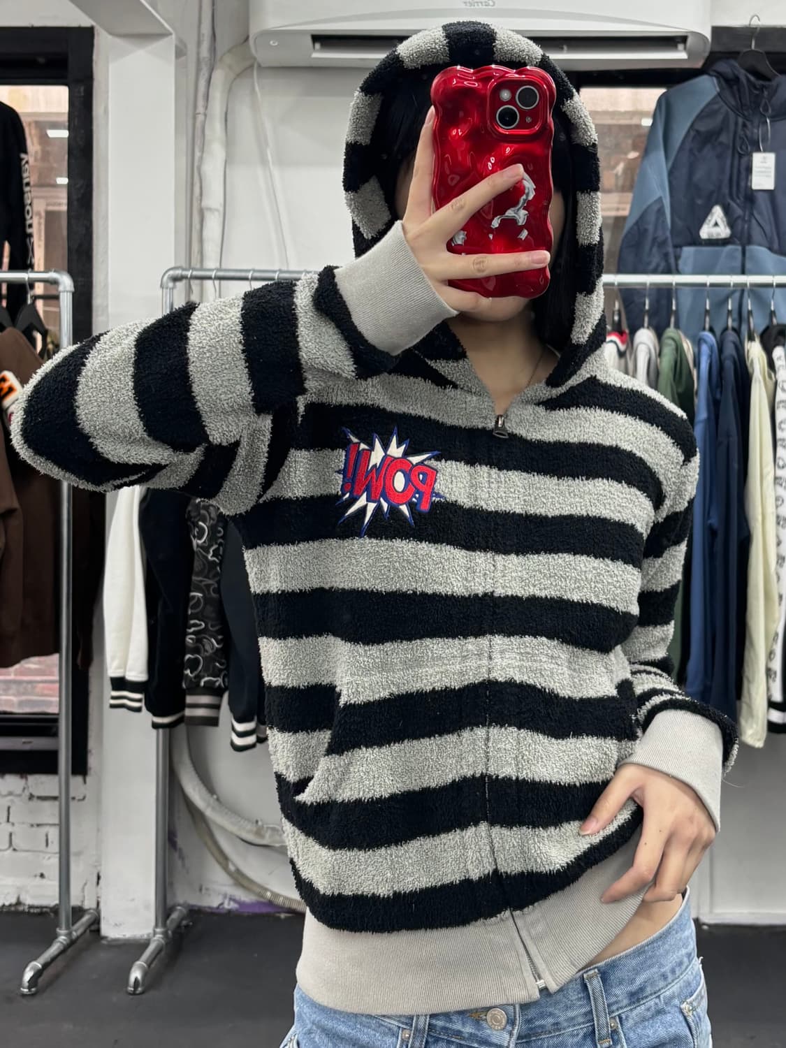 히스테릭 글래머 POW 후드집업 상품이미지4