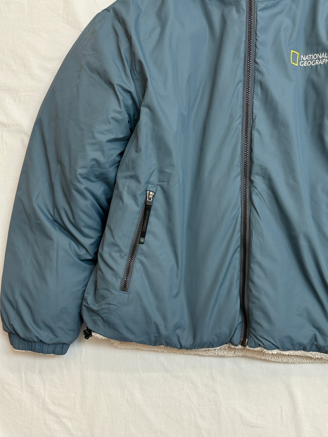 내셔널지오그래픽 뽀글이 후리스 양면패딩 상품이미지6