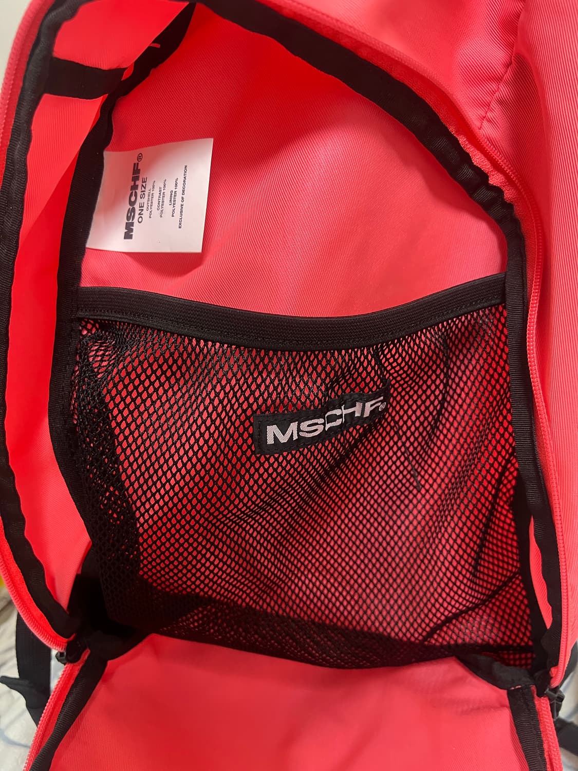 미스치프 롬버스 백팩 핑크 상품이미지5