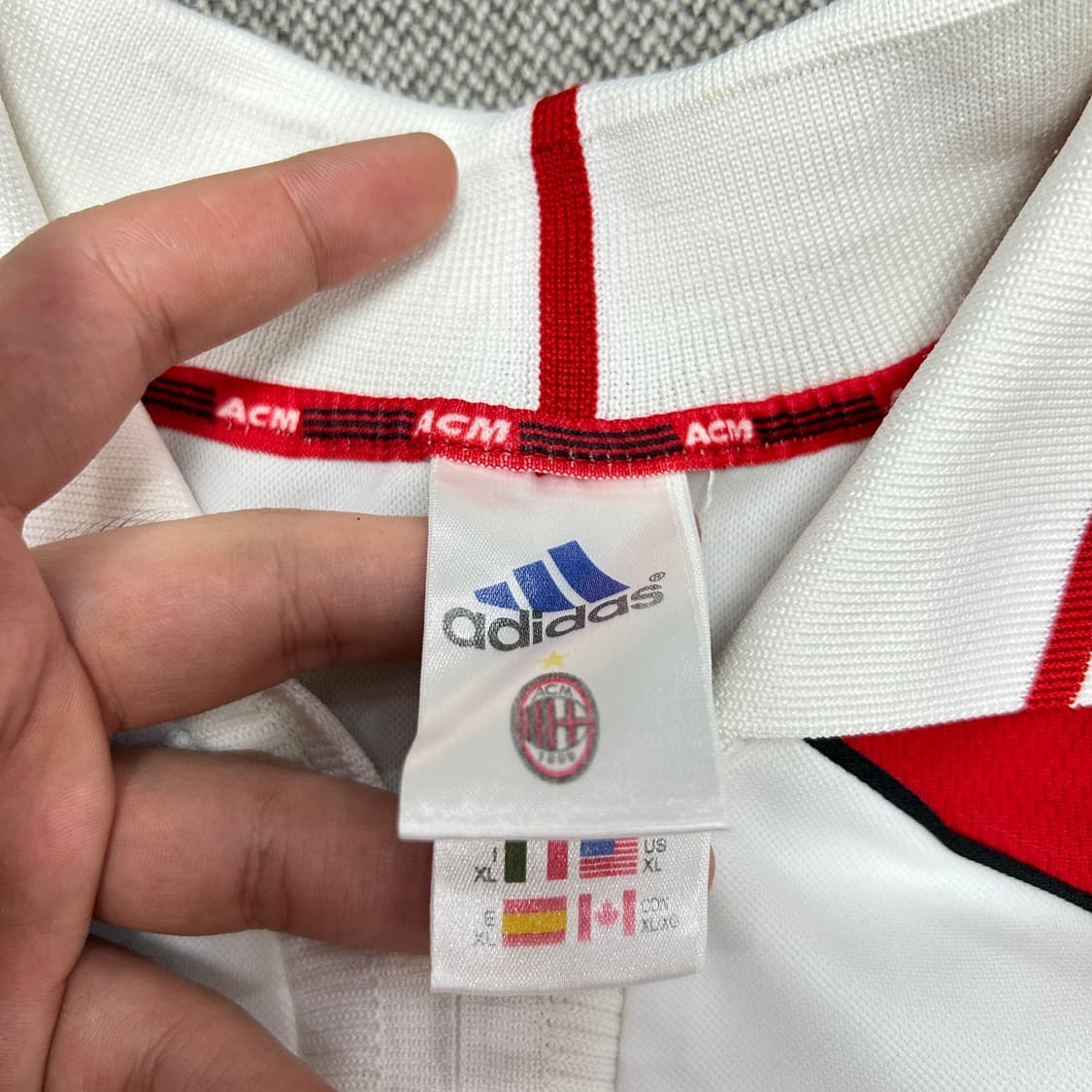 (해외판)아디다스 AC밀란 00-02 어웨이 유니폼(XL) 상품이미지5