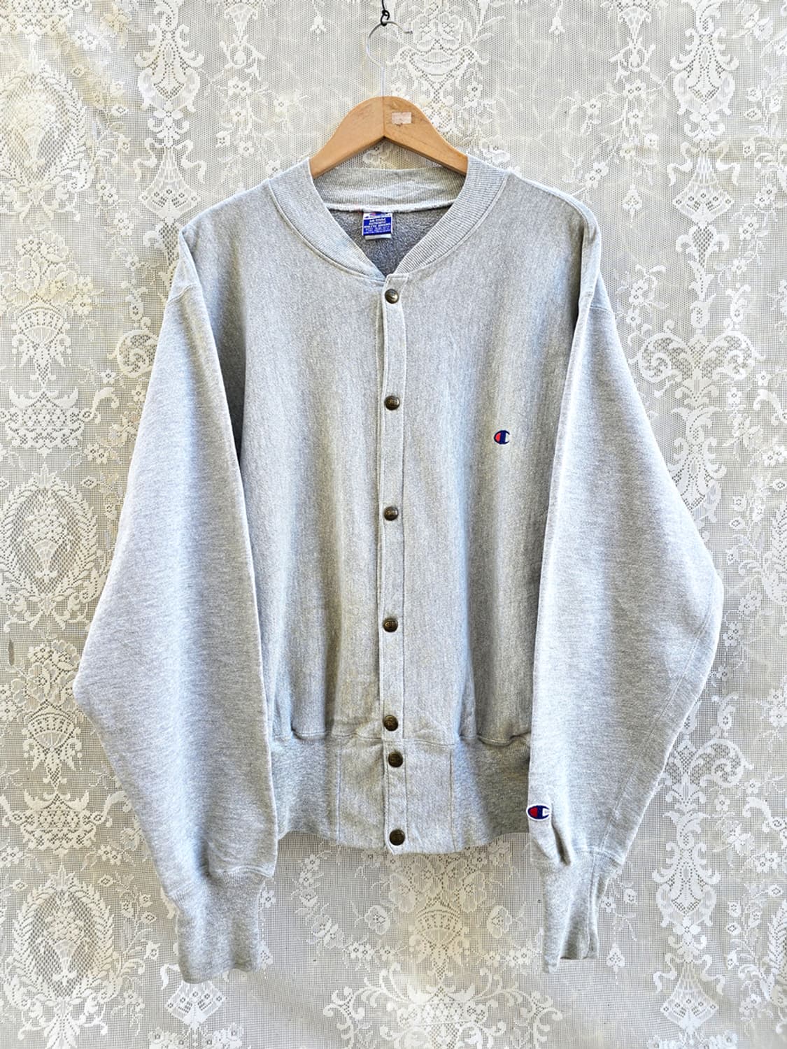 90s 챔피온 스냅 가디건 상품이미지1