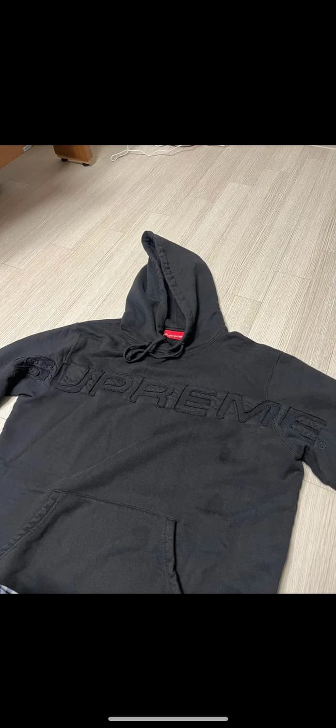 [L] 슈프림 후디 블랙 판매 상품이미지1