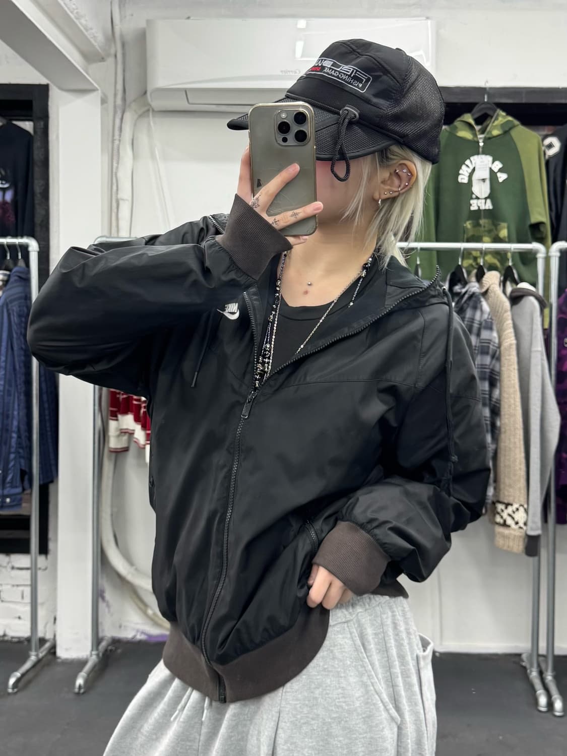 나이키 NSW 바람막이 상품이미지5