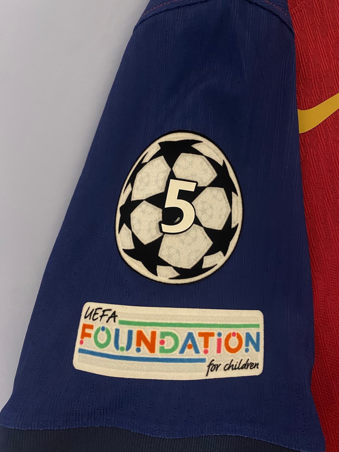 m 24-25 바르셀로나 홈 유니폼 adv 어센틱 라민야말 챔스 상품이미지3