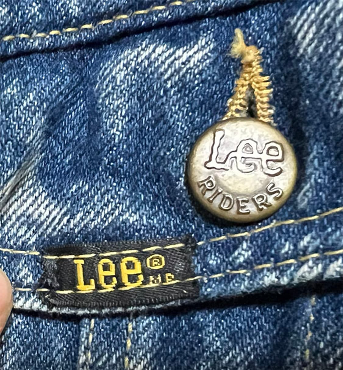 Lee 리 90's USA 90's 남자 데님자켓 춘추 트러커 M 95 상품이미지3