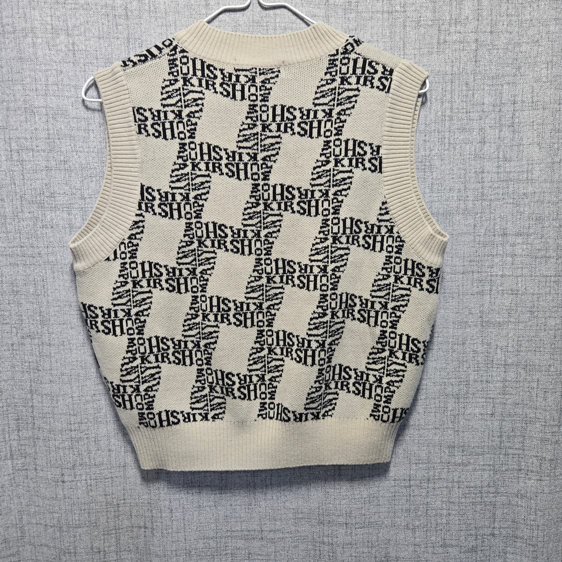 키르시 여성 시어 니트 베스트  상품이미지2