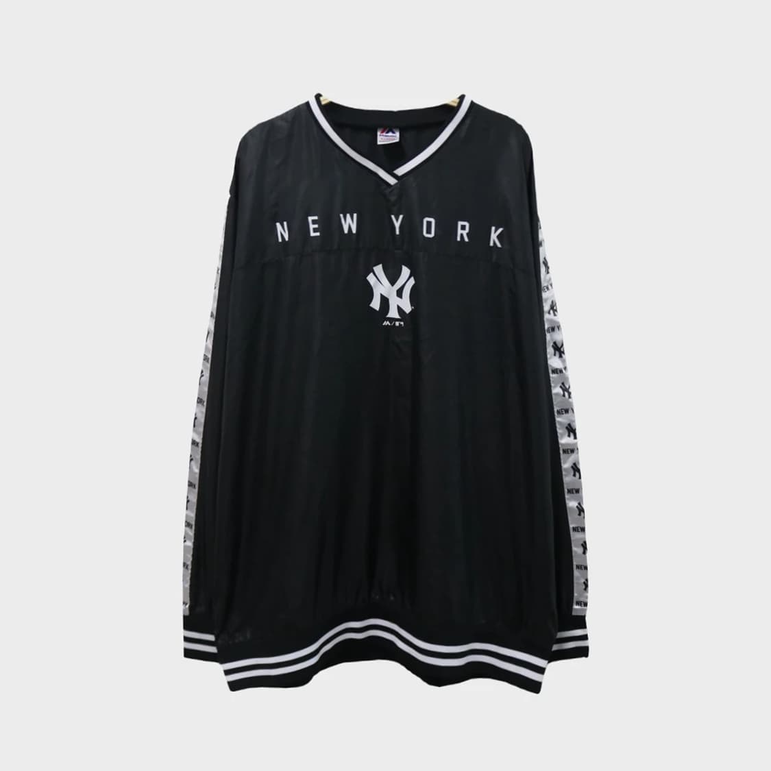 MAJESTIC 브이넥 맨투맨 66834 상품이미지1