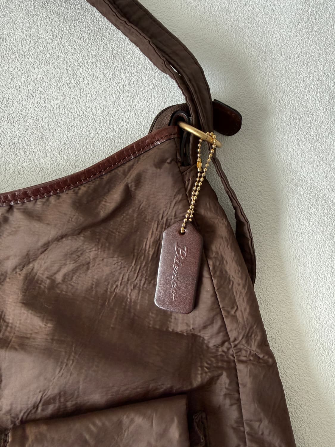 Pre owned 나일론&레더 숄더백(백팩 변형 가능) 상품이미지4