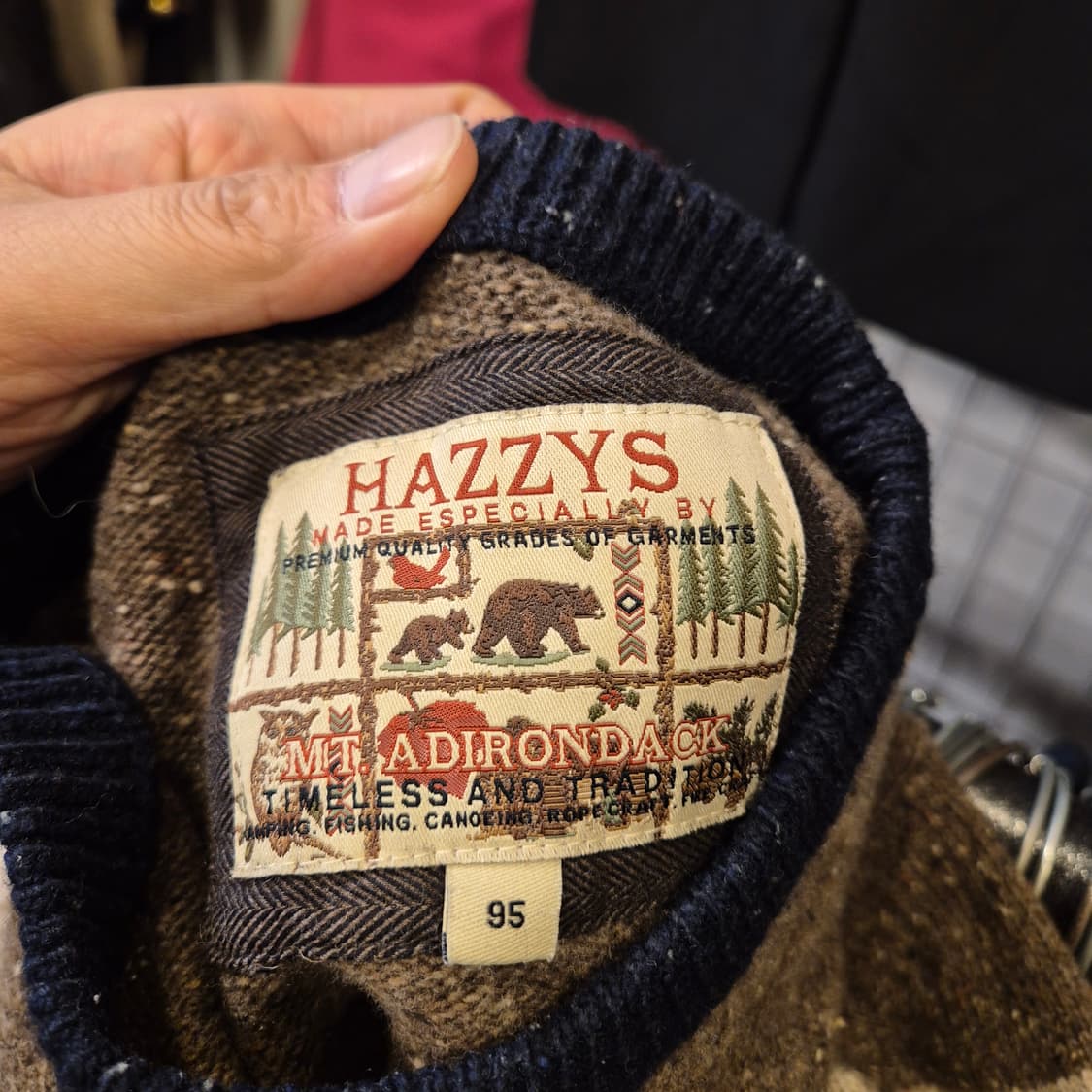 95. 헤지스 보카시 단가라 울니트  상품이미지3