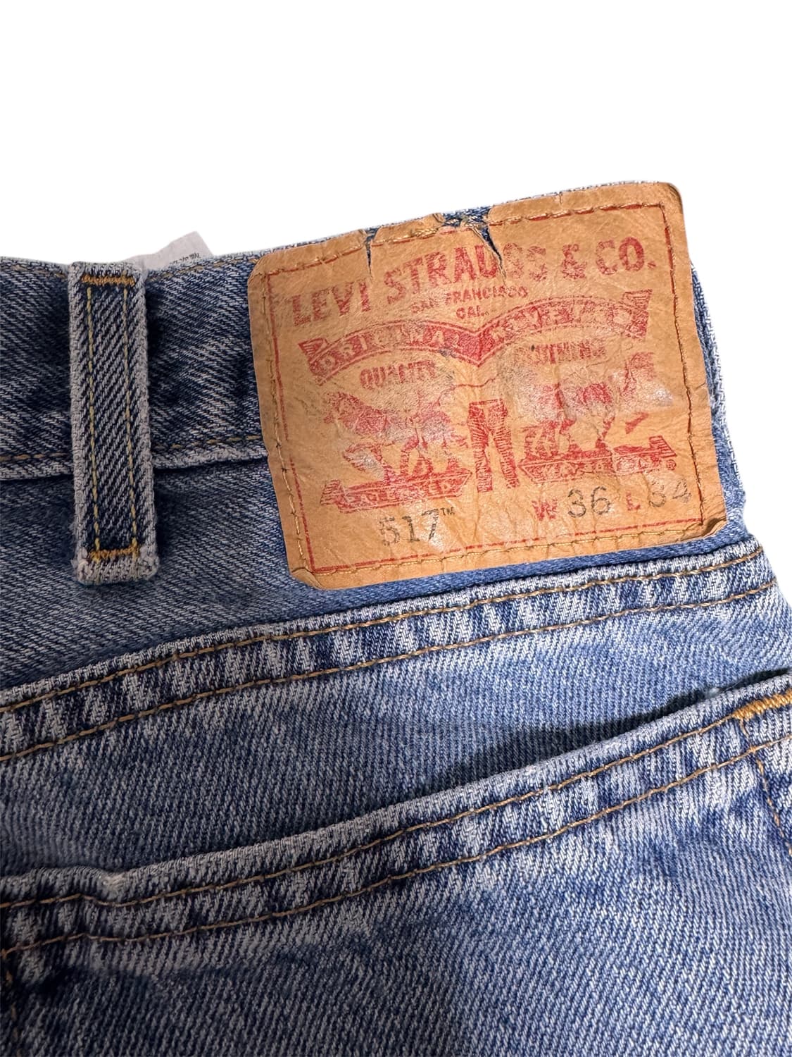 빈티지 리바이스 517 데님 36/34 상품이미지7