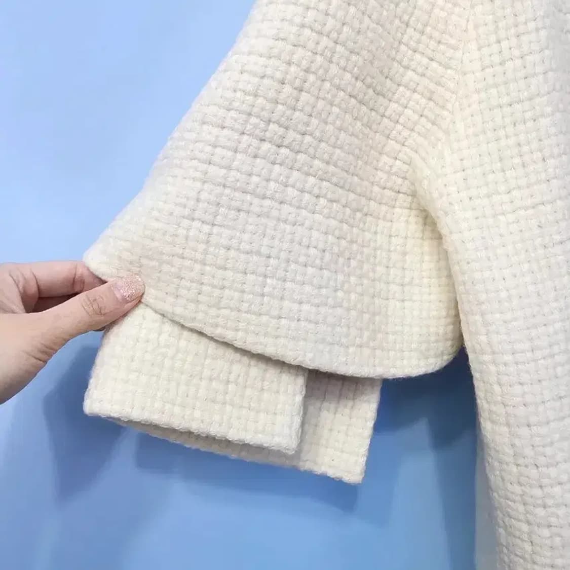 펜디 아이보리 코트 정품 42사이즈 상품이미지5