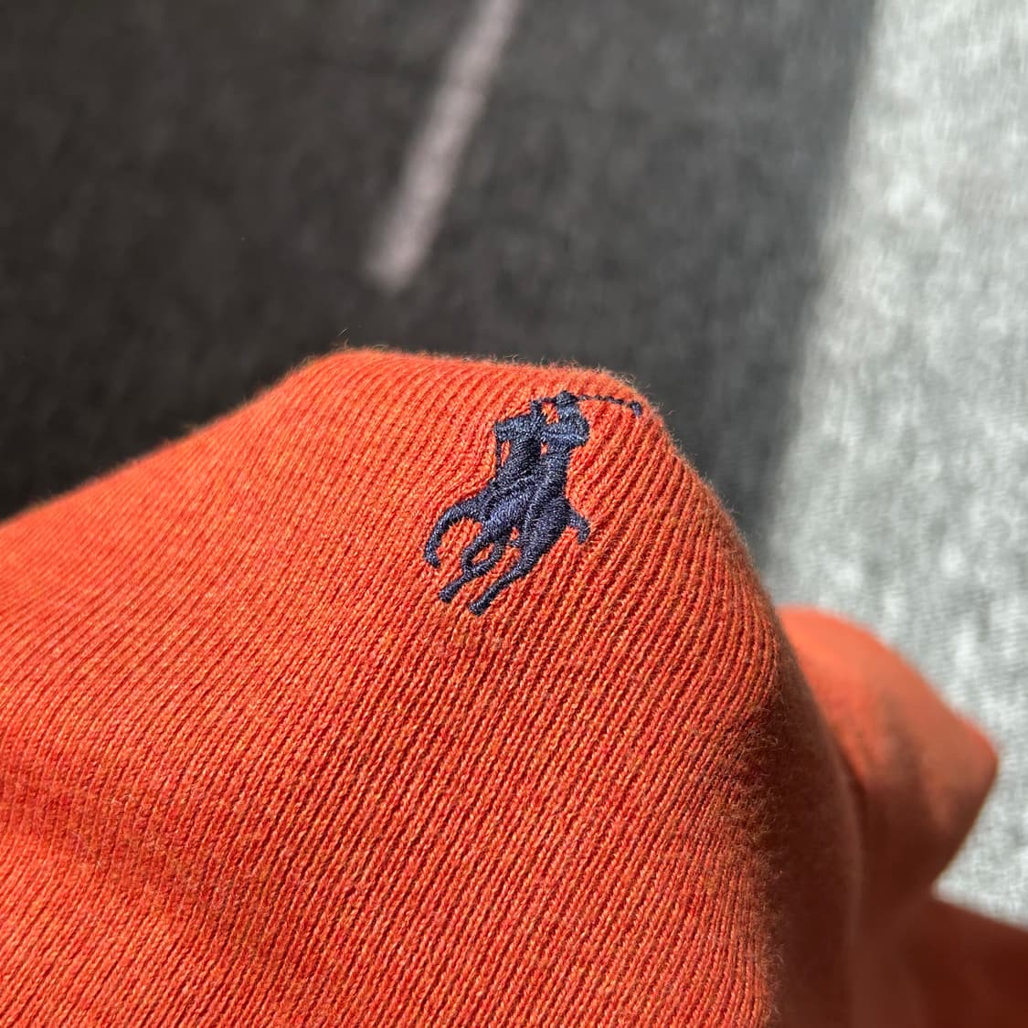 폴로 랄프로렌 피마 코튼 오렌지 브이넥 니트 상품이미지4