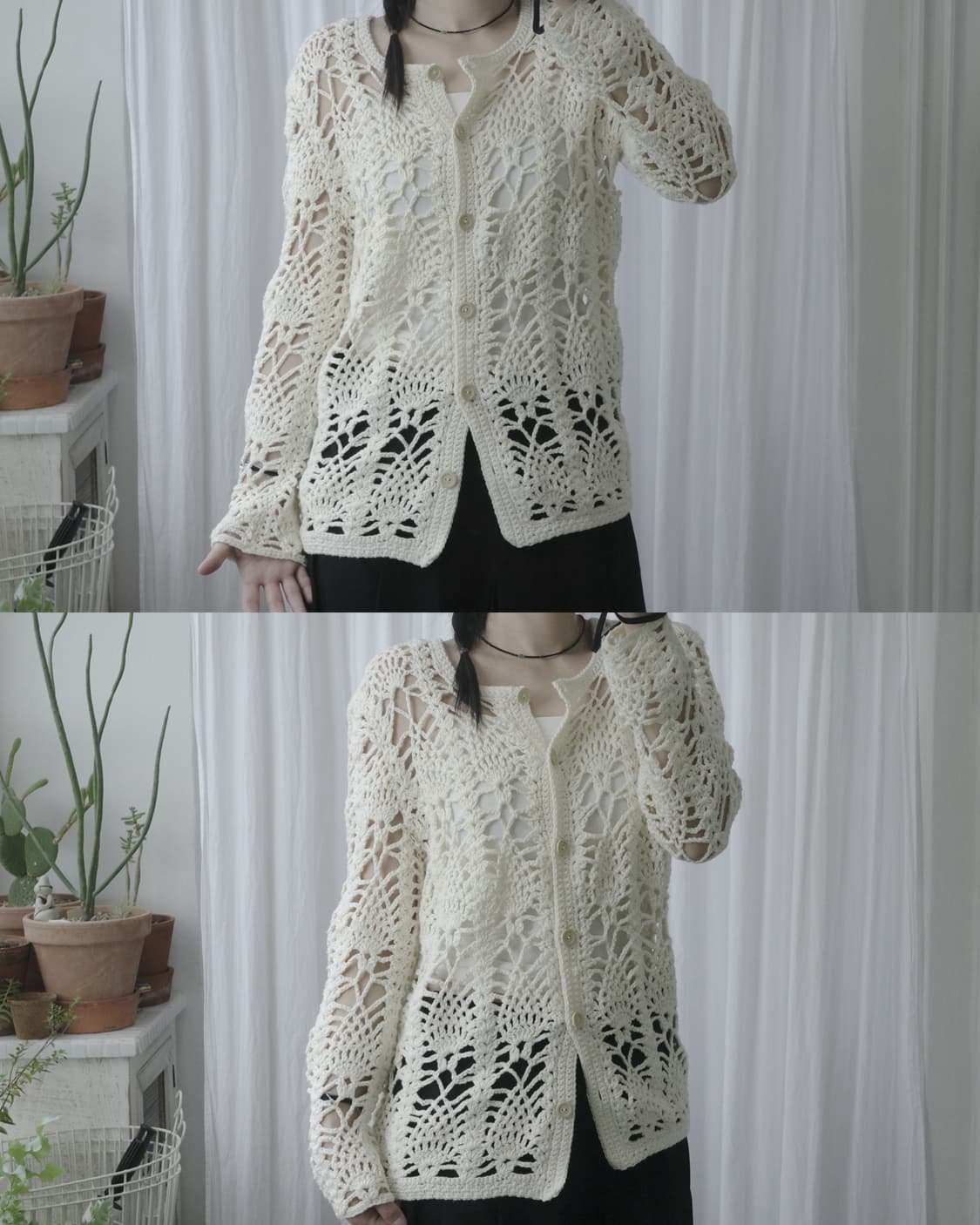 Crochet Handmade Cardigan 상품이미지5
