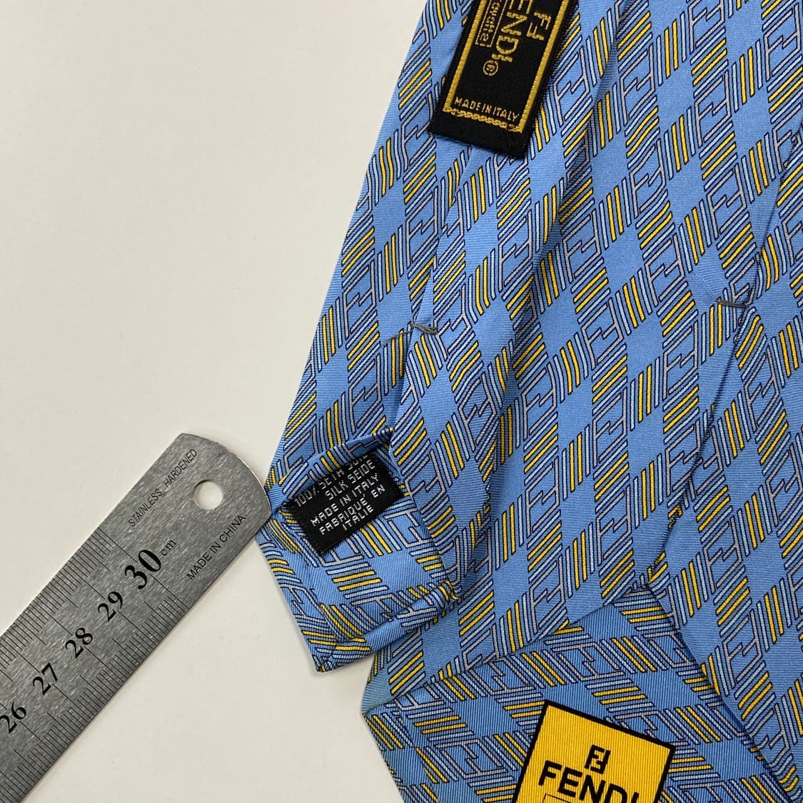 펜디 (FENDI) FF모노그램 정품 명품 넥타이 상품이미지4