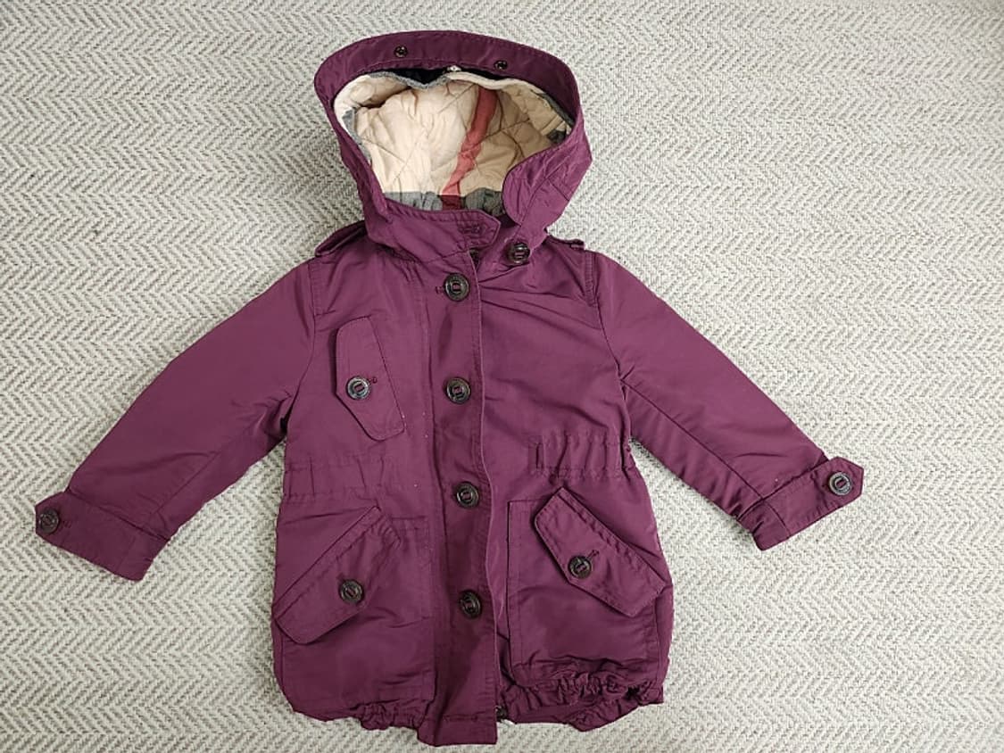 버버리 어린이 내피 분리형 상품이미지1