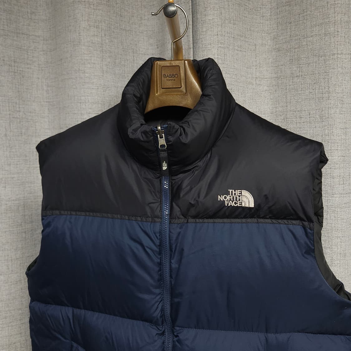 L ) 노스페이스 700 눕시 패딩 베스트 네이비/블랙 상품이미지2