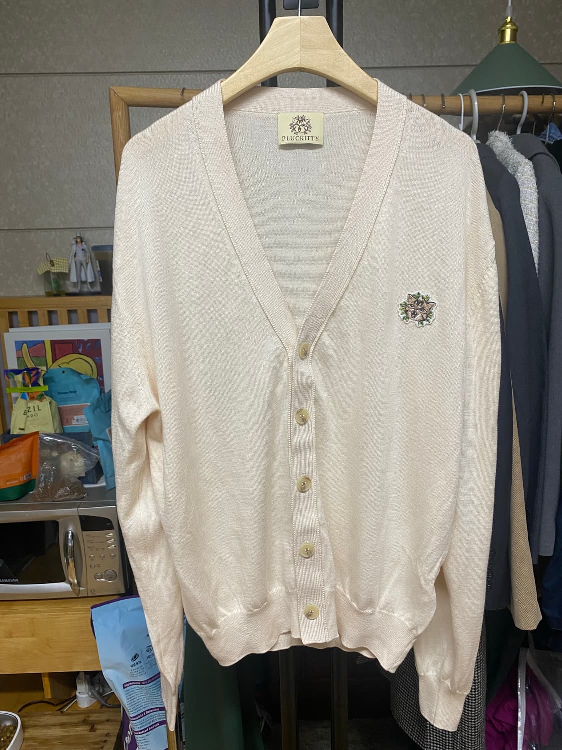 플럭키티 뉴본 니트 가디건 상품이미지2