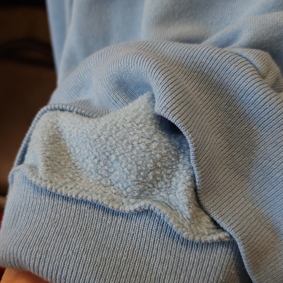 90s pannill 빈티지 스웻셔츠 플레인 스웻셔츠 파스텔 블루 상품이미지7