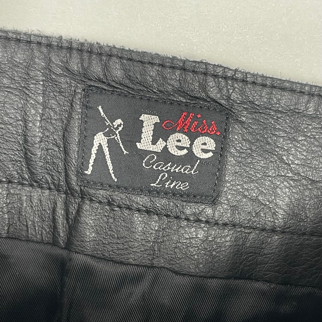 Lee 리 가죽 스커트 치마 상품이미지5