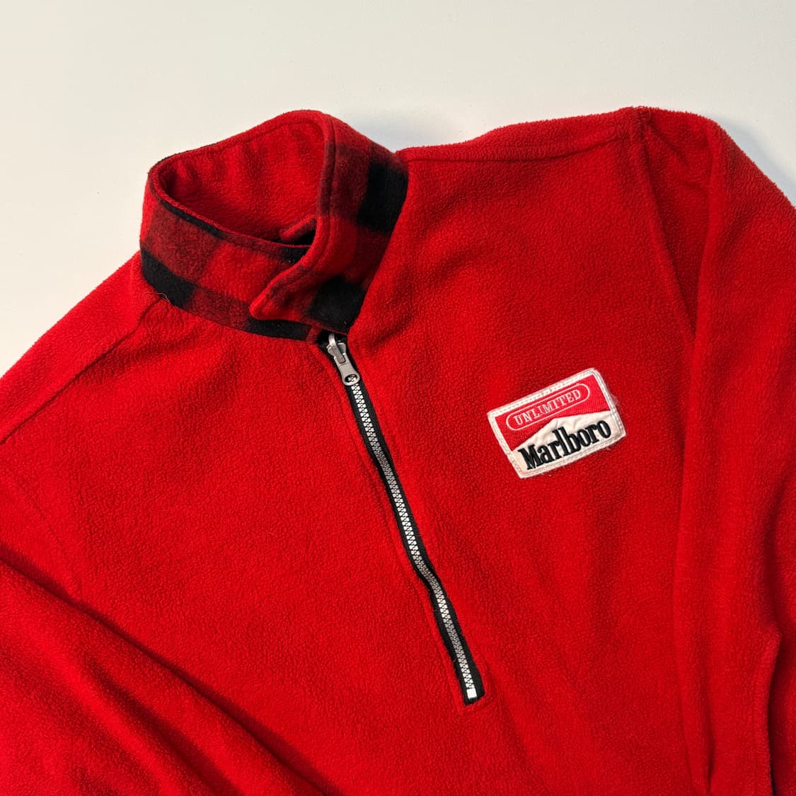 [M~L] 말보루 리버시블 하프집업 플리스 상품이미지2