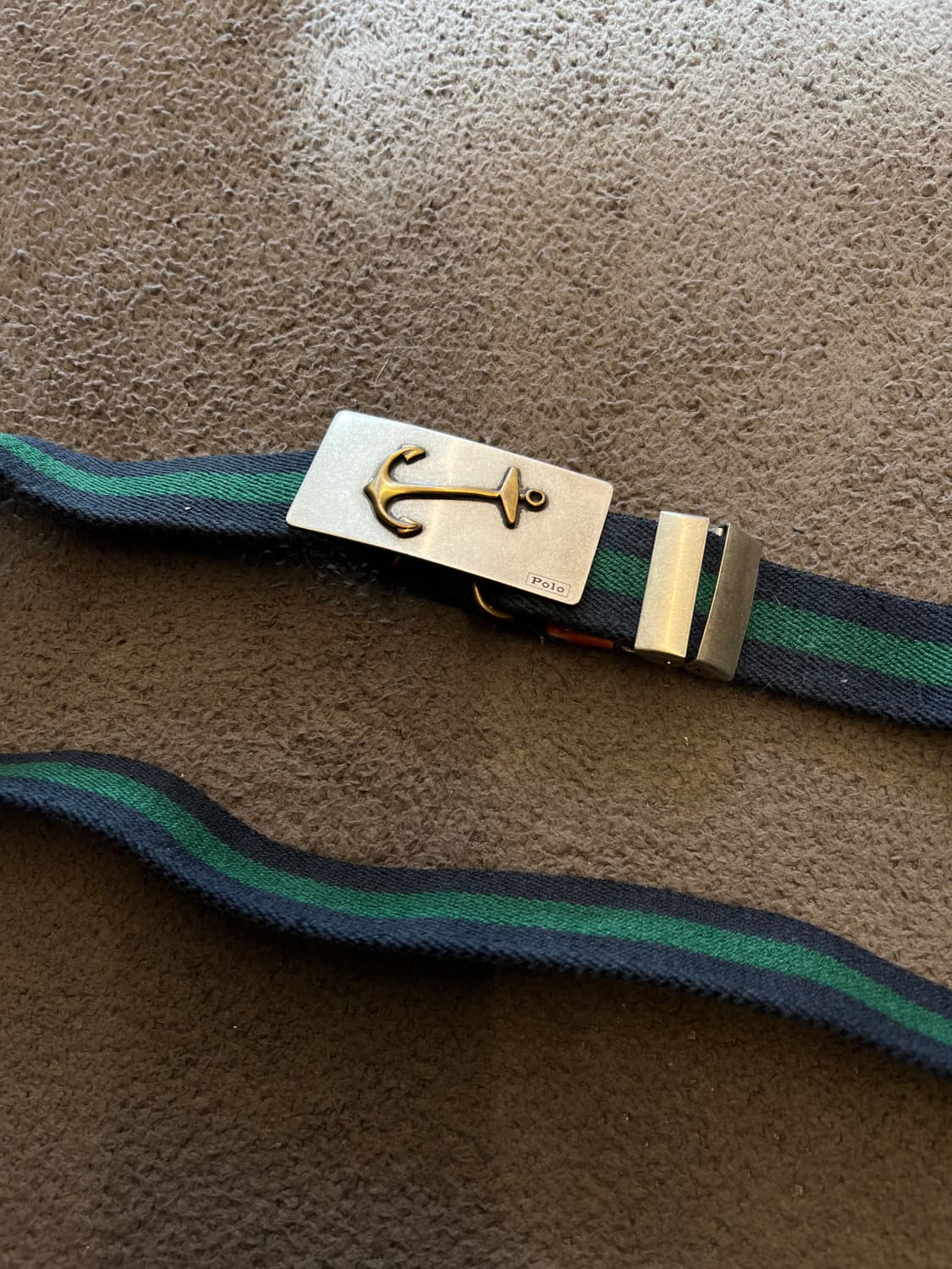폴로 랄프로렌 앵커 버클 스트라이프 벨트 새상품 처분  상품이미지2