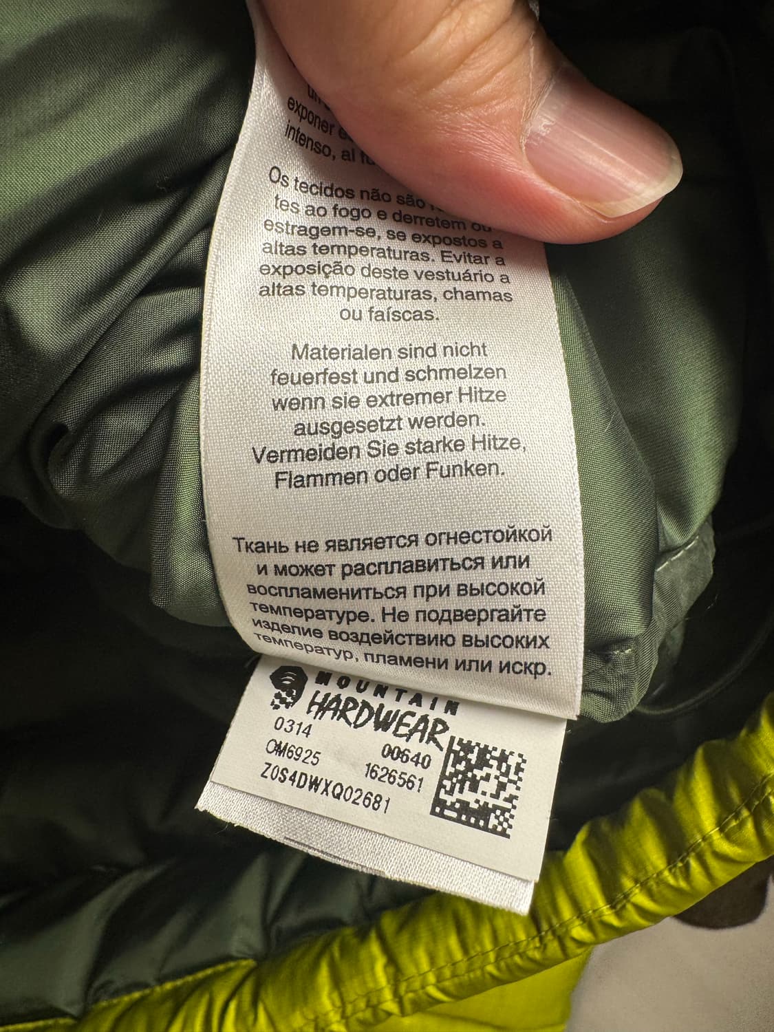 마운틴하드웨어 경량다운 XL 상품이미지6