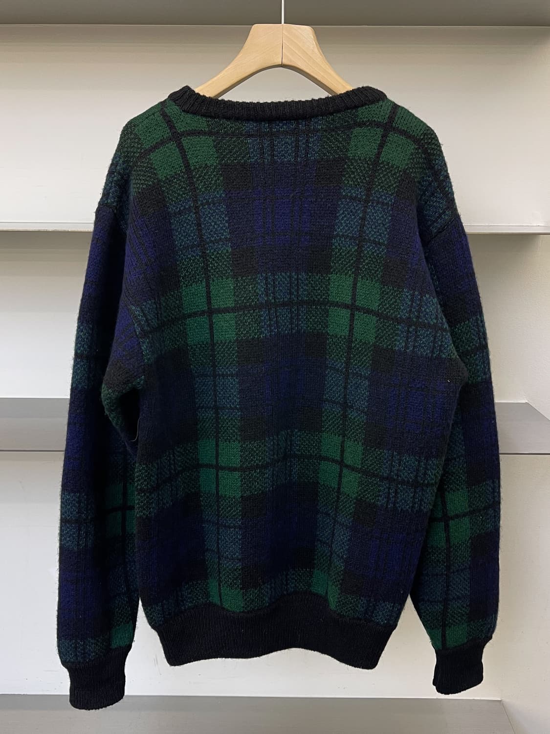 마이클로스 잉글랜드 블랙와치 울 니트 상품이미지4