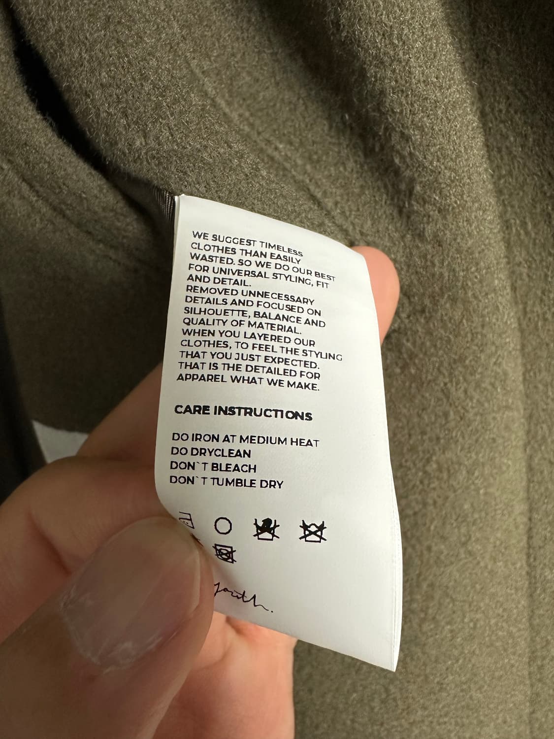 유스 23fw 맥코트 (카키브라운) L사이즈 판매 상품이미지7