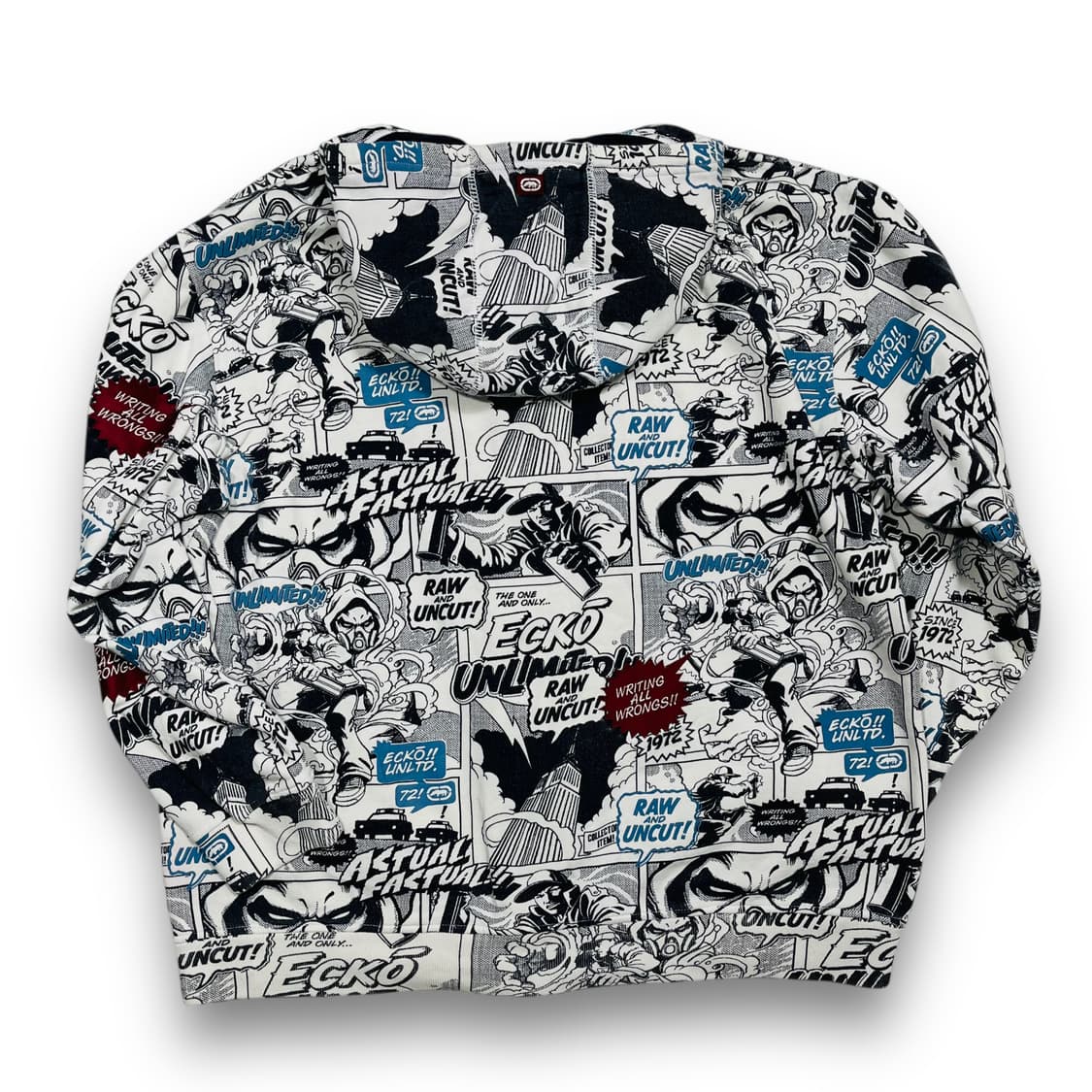 에코 언리미티드 00s 올드스쿨 코믹스 카툰 힙합 후디 집업 상품이미지3