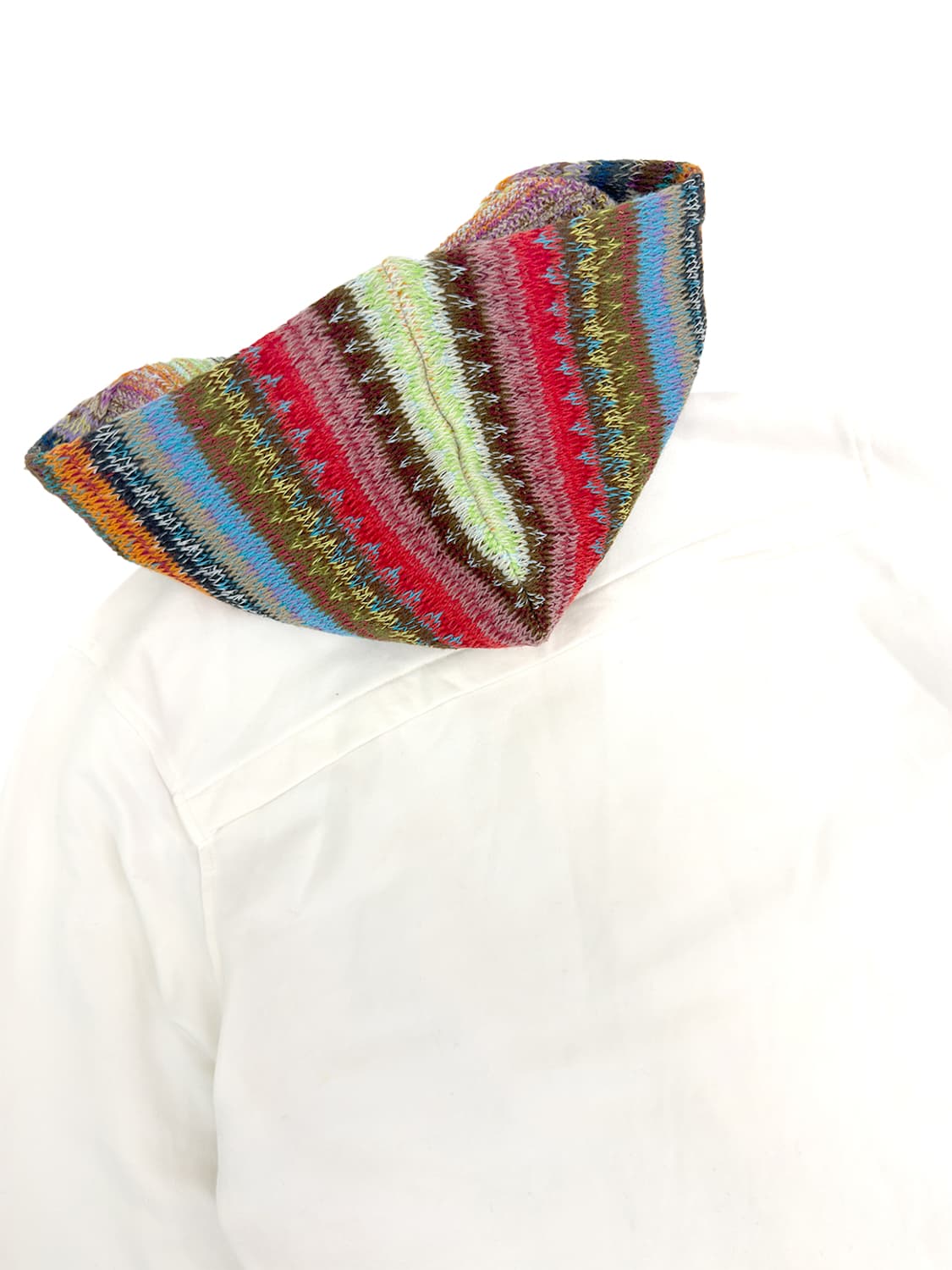 Vintage  Knit Panel Zip Hoodie 상품이미지5