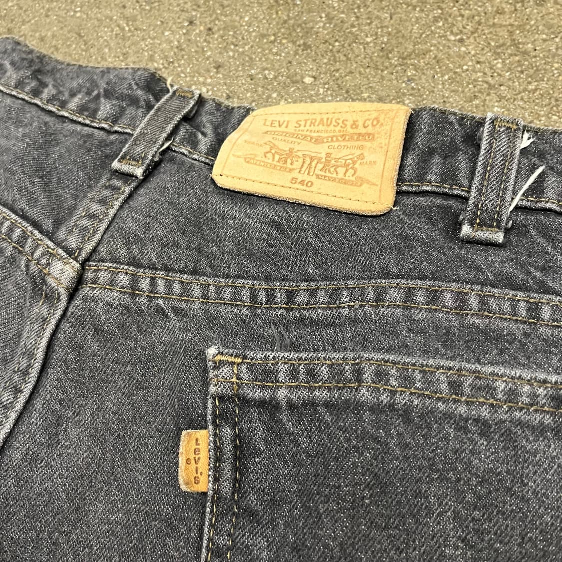 90s USA Levis540 블랙진 (39“) 상품이미지5