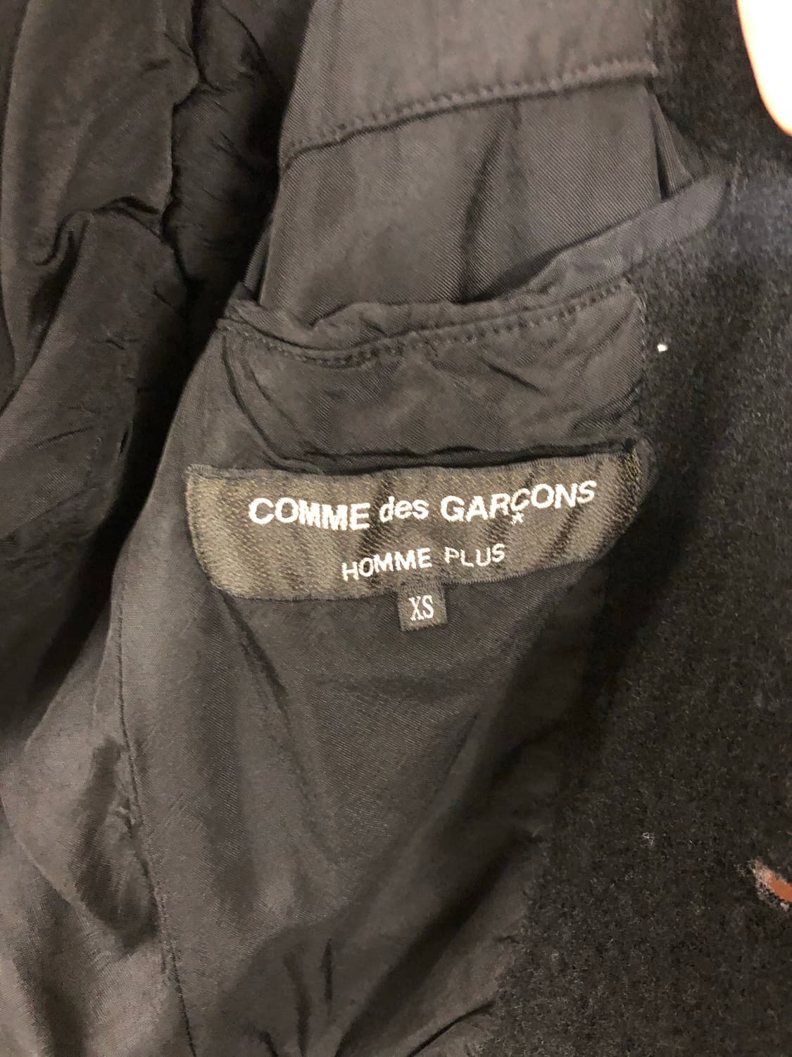 Comme des garcons homme plus 축융 블레이저 xs 상품이미지9