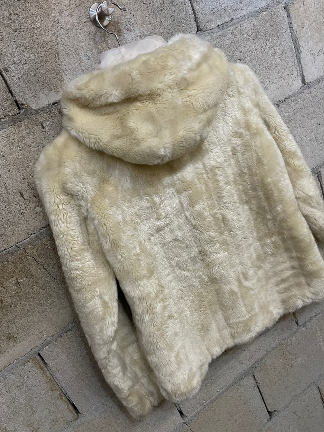 빈티지 퍼 후드 자켓 상품이미지6